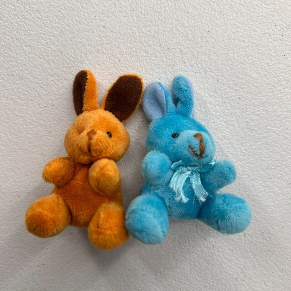 Set‎ Of 4 Carters & Playmates Toys Plush Animals - Elephant Giraffe Bunnies Set